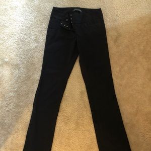 The limited women's black slacks worn once